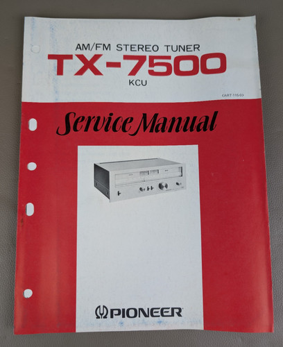 Pioneer 7500 sintonizzatore - tx-7500,