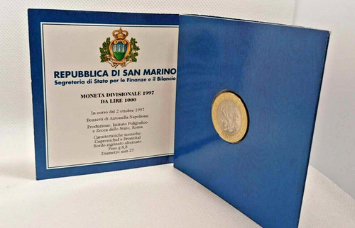 1000 lire san - san, marino