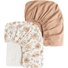 Toffee Flourish Cotton Muslin