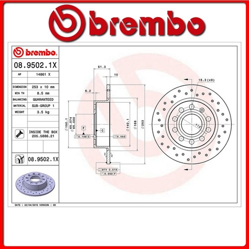 Disco freno posteriore - freno,