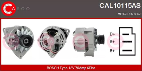 Alternatore casco 70a - 70a,