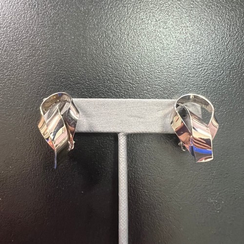 Orecchini vintage clip - on, tono