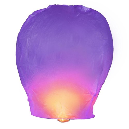 Lanterna cinese volante viola - lanterna,
