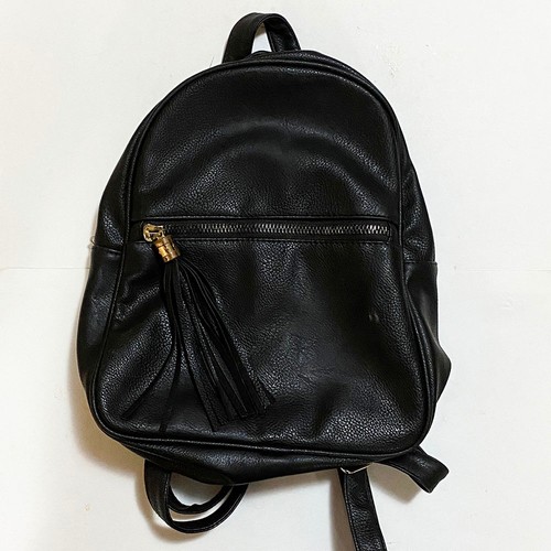 Zaino zainetto nero oro basic - zaino,