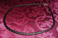 Collana pelle intrecciata - collana,