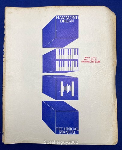 Manuale servizio organo - manuale,