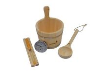 Set accessori sauna secchio