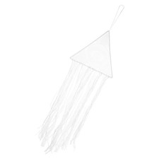  Appendiabiti da parete stile boho grande macramè bianco acchiappasogni - colorato triangolare