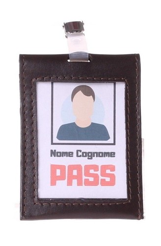 Porta badge ufficio nero - badge,