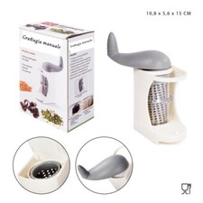 GRATTUGIA MANUALE A MANOVELLA PER FORMAGGIO CON RULLO IN ACCIAIO INOX 430