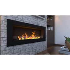 biocamino da parete mod Primo Amore Nero 150x60x18 cm bio camino difettoso stufa