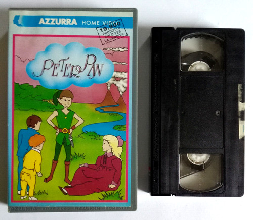 Vhs peter pan film - vhs, azzurra