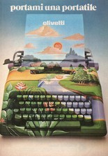 1970 Olivetti Lexikon 82 macchina da scrivere Vintage Print Ad pubblicità