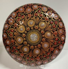 Mandala Love sfumato da oro a