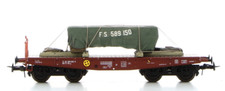 BLACKSTAR BS00085 Carro pianale FS tipo Rlmmp, trasporto cassa coperta da telone