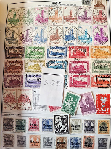 Francobolli esteri belgio pre - francobolli,