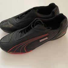 Scarpe da guida Puma Ducati Speed Cat nere rosse US 10 EU 43 moto basse RARO