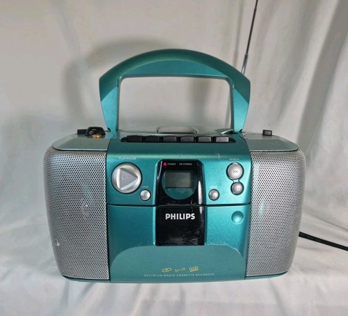 Y2k philips teal silver - philips, teal/silver
