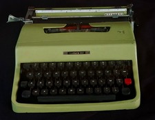 Olivetti Lettera 32 Macchina Da Scrivere Prima Serie Mela Verde 