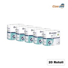 Carta Igienica anti intasamento Lucart Aquastream per caravan camper 20 rotoli