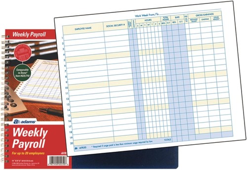 Adams weekly payroll - adams,