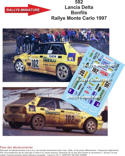 Decals ref 0582 - ref, lancia