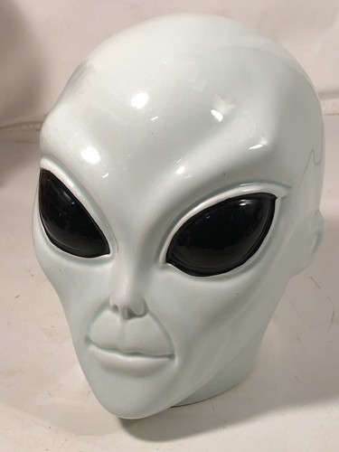 Vintage alien testa - testa, ceramica