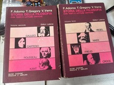 A58 Storia della filosofia - Vol 2 3 - Adorno,Gregory,Verra - Editori Laterza