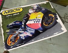 POSTER Autografo TOHRU UKAWA Signed WORLD CHAMPION ROAD RACE 500 HONDA NSR Rare