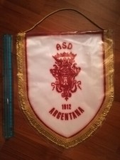 Gagliardetto ARGENTANA ARGENTA CALCIO wimpel pennant football fussball matchworn