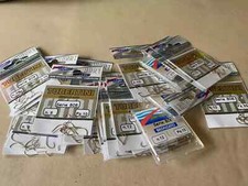 Lotto 500 ami da pesca grossi Tubertini serie 808 fiammiferi carpa senza barba 8 10 12 lavori