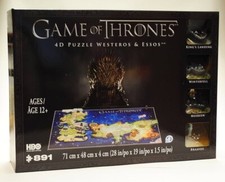 Game thrones 4d puzzle - thrones,