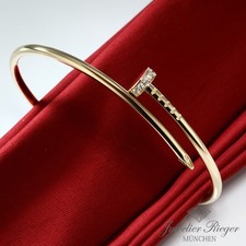 Bracciale Cartier Juste un Clou SM oro giallo 750 diamanti misura 18 2021 B6066117