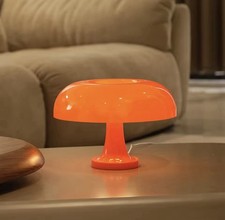 Lampada da Tavolo Fungo Arancione Retro Vintage | Comodino, Salotto, Led