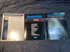 Compressore Alesis Quadraverb GT 3630 vintage pagina completa brochure