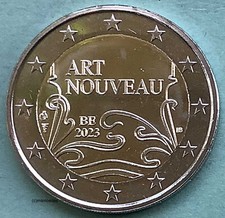 Belgio 2 euro 2023 stile