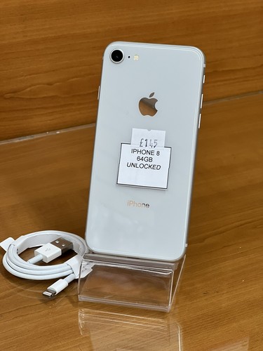 Apple iphone 64gb silver - 8,