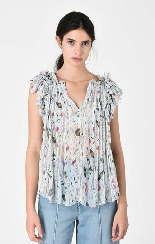 Camicetta stampata chiffon - camicetta,