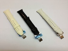 Cinturino Locman ref. 150 in pelle di struzzo con fibbia deploy originale 23mm