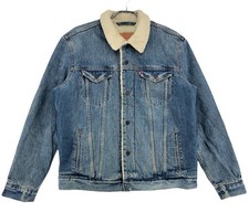 Giacca In Denim Sherpa Trucker