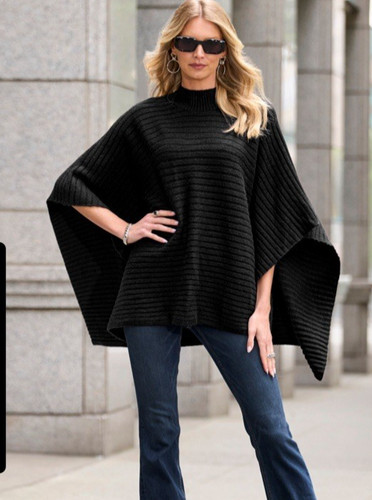 Poncho maglione boston - poncho,