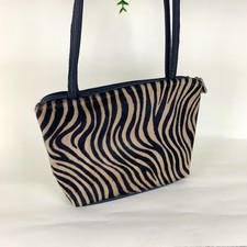 Borsa Vintage Cavallino Zebrata Pelle