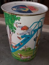 bellissimo fusto dixan vintage in metallo