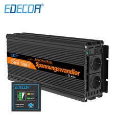 EDECOA Inverter 12v 220v Sine Wave Convertitore 3500W Onda Sinusoidale Pura