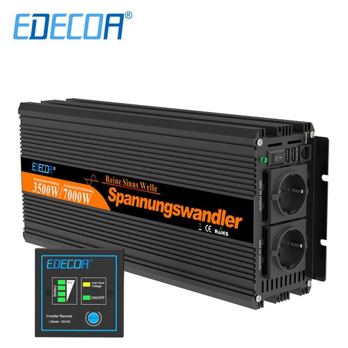 Edecoa inverter 12v 220v sine - edecoa,