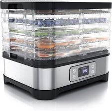 Arendo - Dehydrator with Temperature Control - Stainless Steel Dehydrator