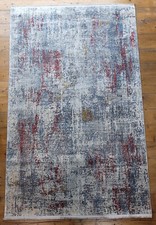 Tappeto di seta rosso, tappeto di seta modal, moderno, tappeto di seta turca 47"x71", 120x180 cm
