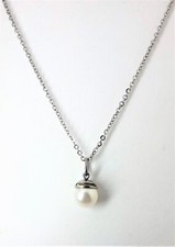 Collana donna acciaio con - donna, in