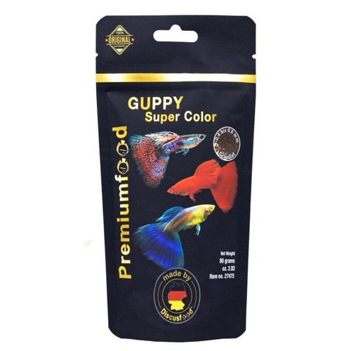 Discusfood guppy super color - guppy,