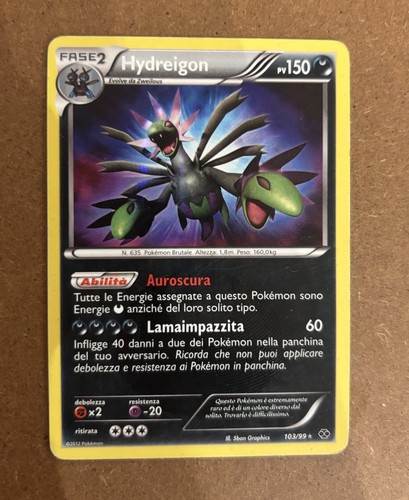 Carta pokémon hydreigon - carta,